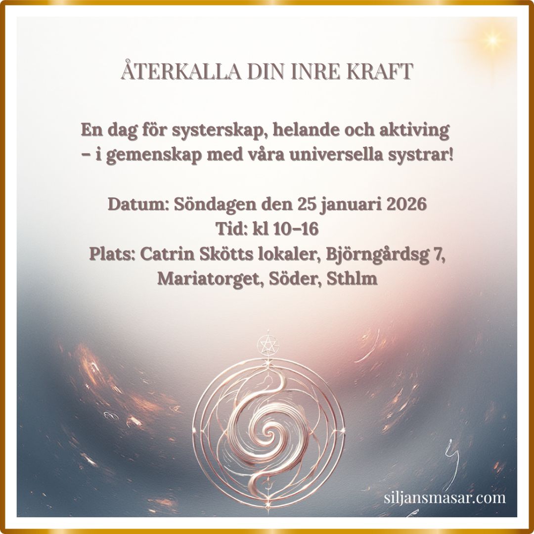 Kurs: Återkalla din inre kraft. 25/1