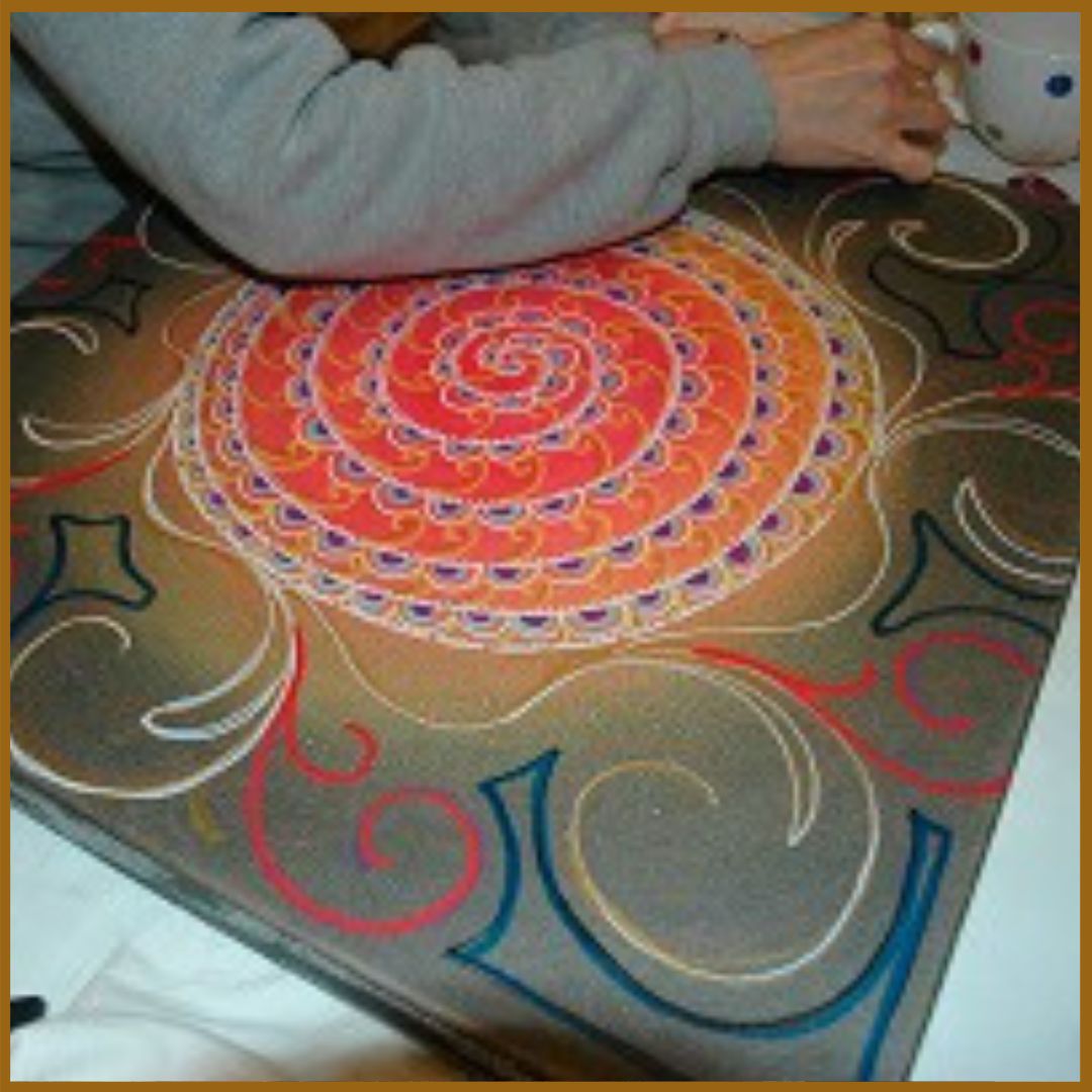 Paint your own mandala, 2 days course SEK 2200