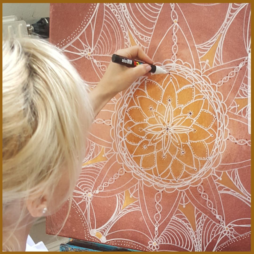 Paint your own mandala, 2 days course SEK 2200