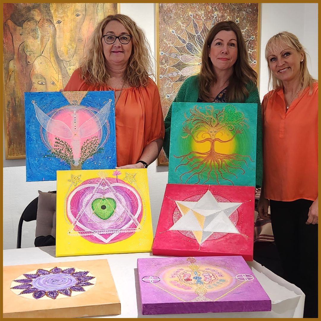 Paint your own mandala, 2 days course SEK 2200