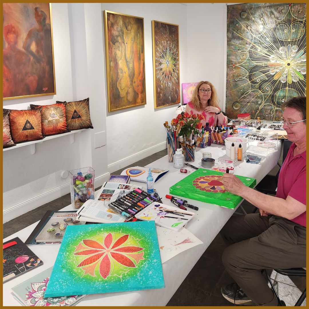 Paint your own mandala, 2 days course SEK 2200