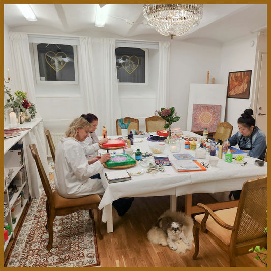 Paint your own mandala, 2 days course SEK 2200