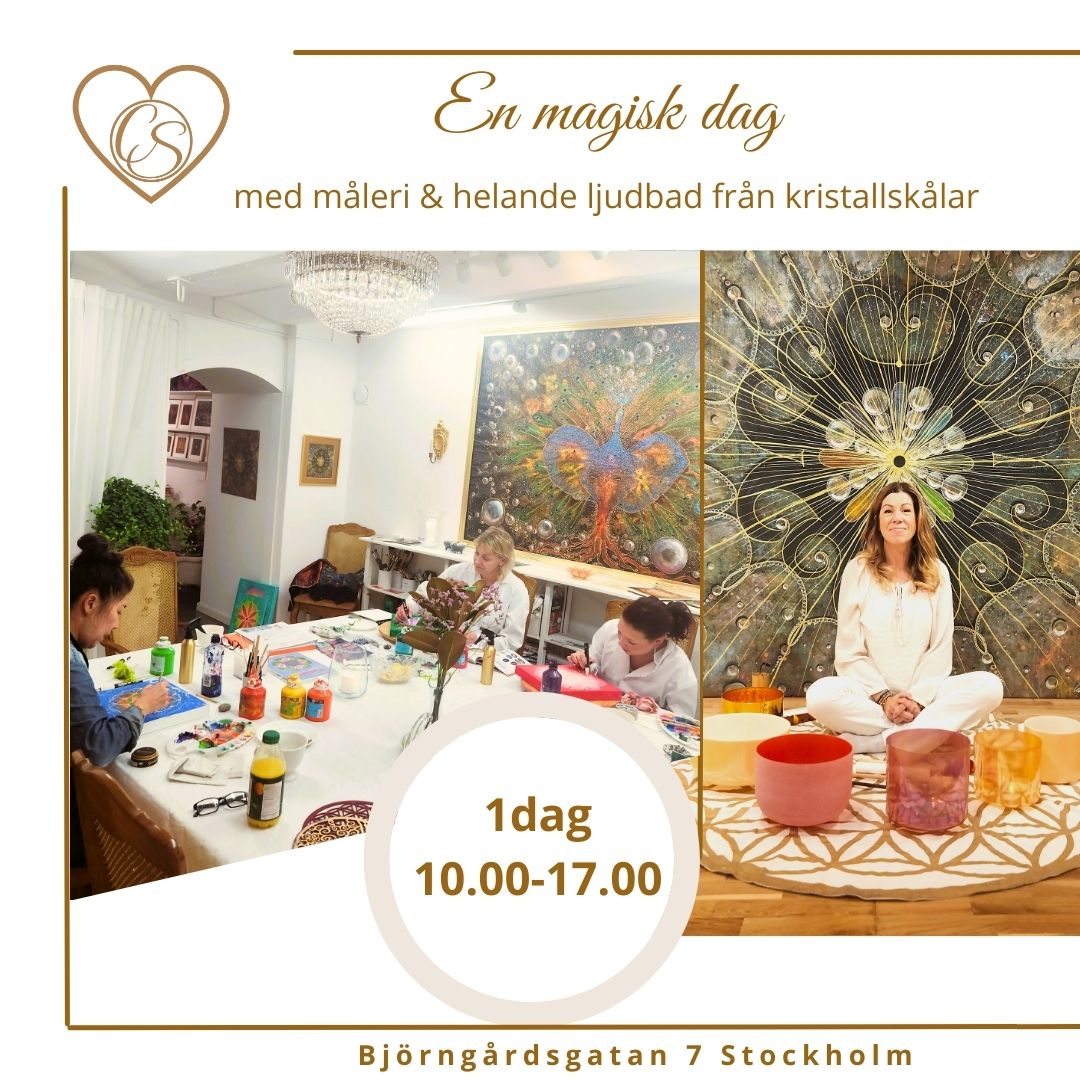 Paint your own mandala, 2 days course SEK 2200