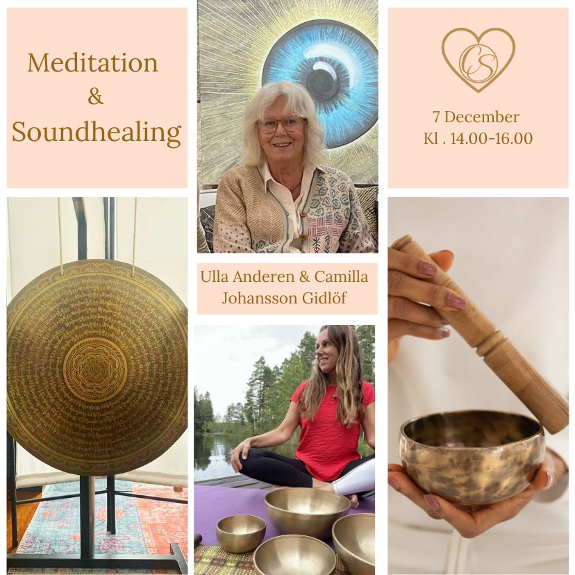 Soundhealing & meditation 7/12, kl.14-16