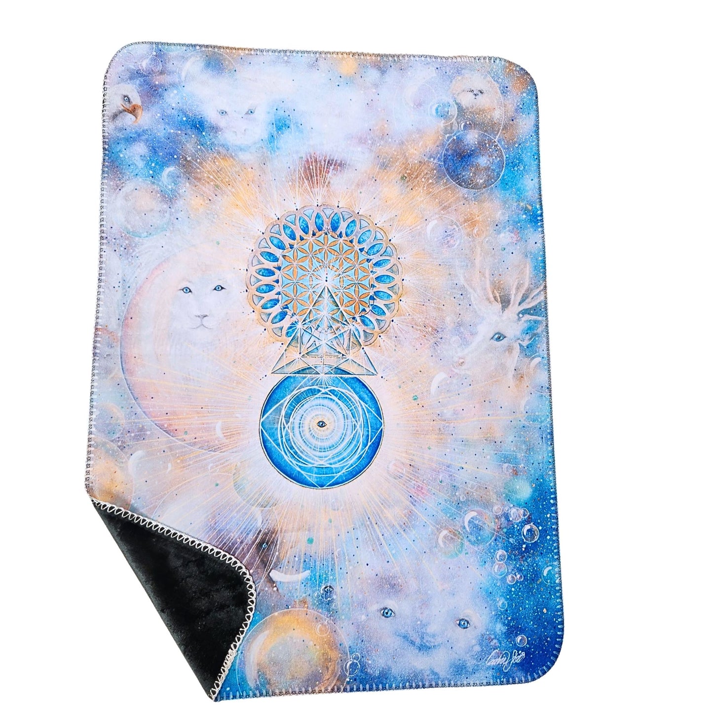 Plaid with motif from the painting "The Golden Return"