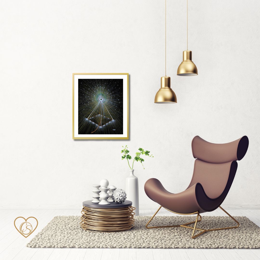 Healing in the light of stillness - Fine Art print NEW