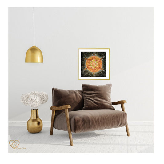 Earth star chakra - Fine Art print NEW