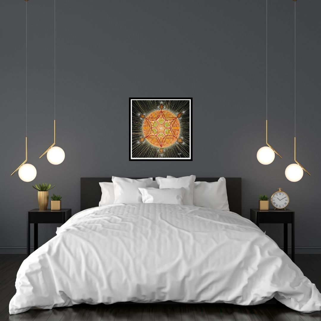 Earth star chakra - Fine Art print NEW