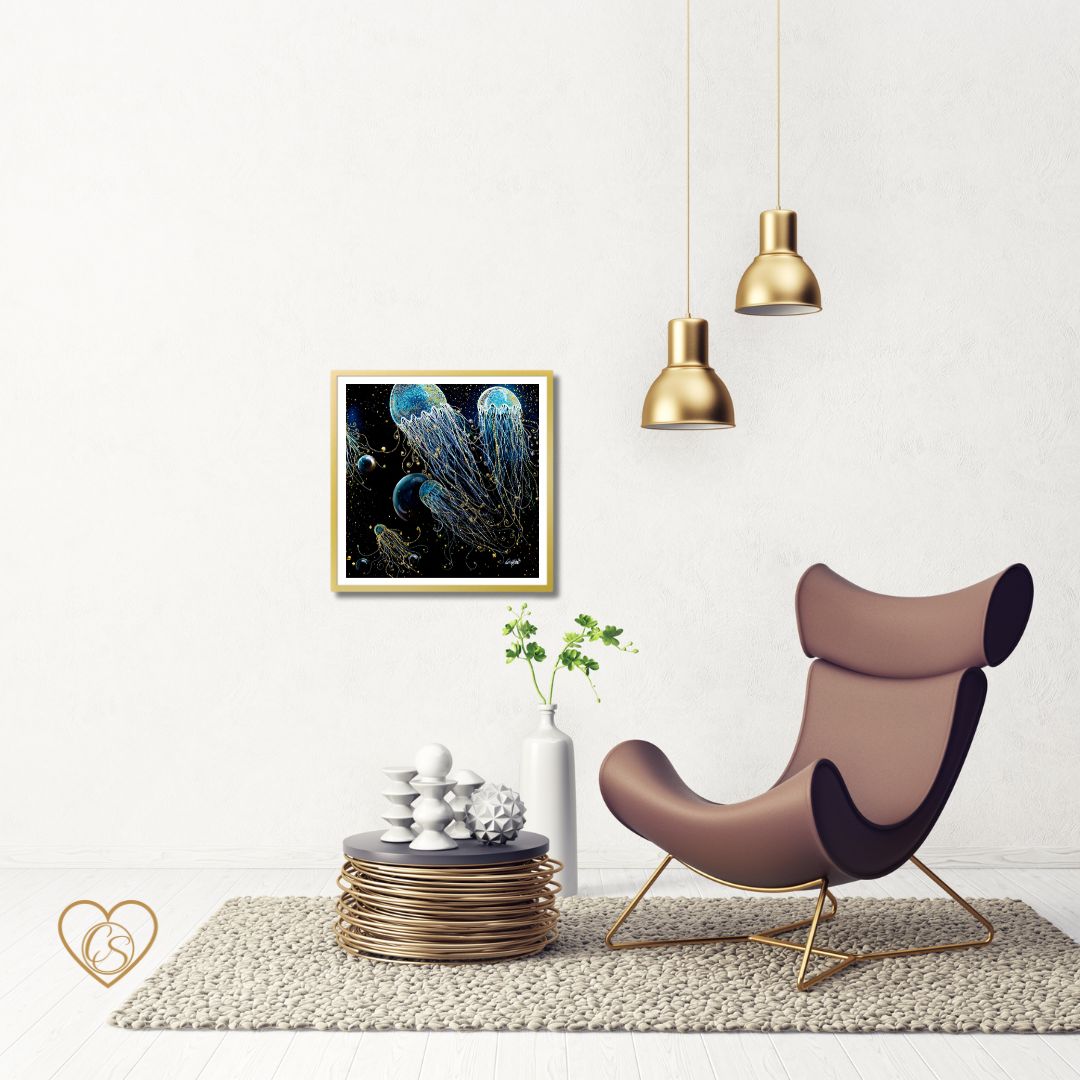 Cosmic beings in eternal dance - Photo posters