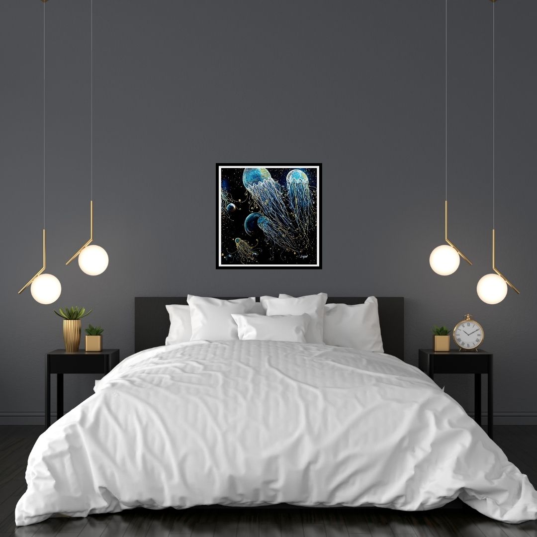 Cosmic beings in eternal dance - Photo posters
