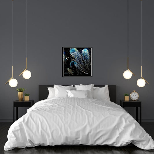 Cosmic beings in eternal dance - Photo posters