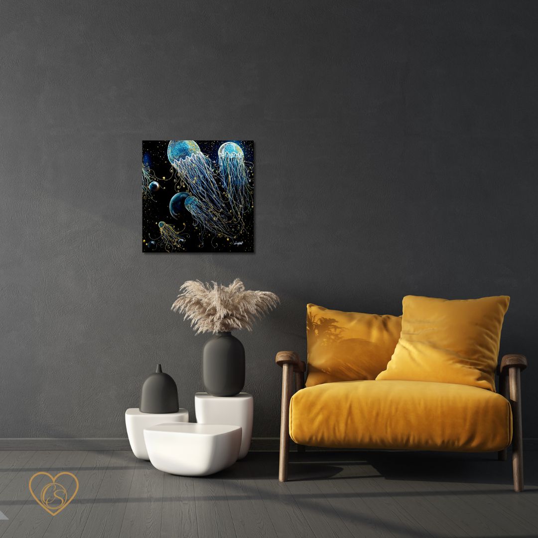 Cosmic beings in eternal dance - Photo posters