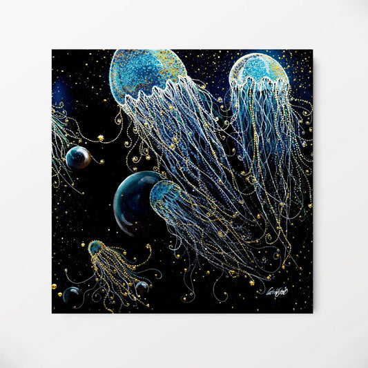Cosmic beings in eternal dance - Photo posters