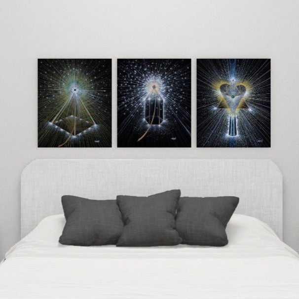 Healing in the light of stillness - Photo posters