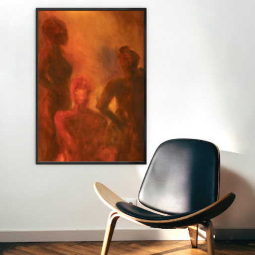 Female glow - Photo posters