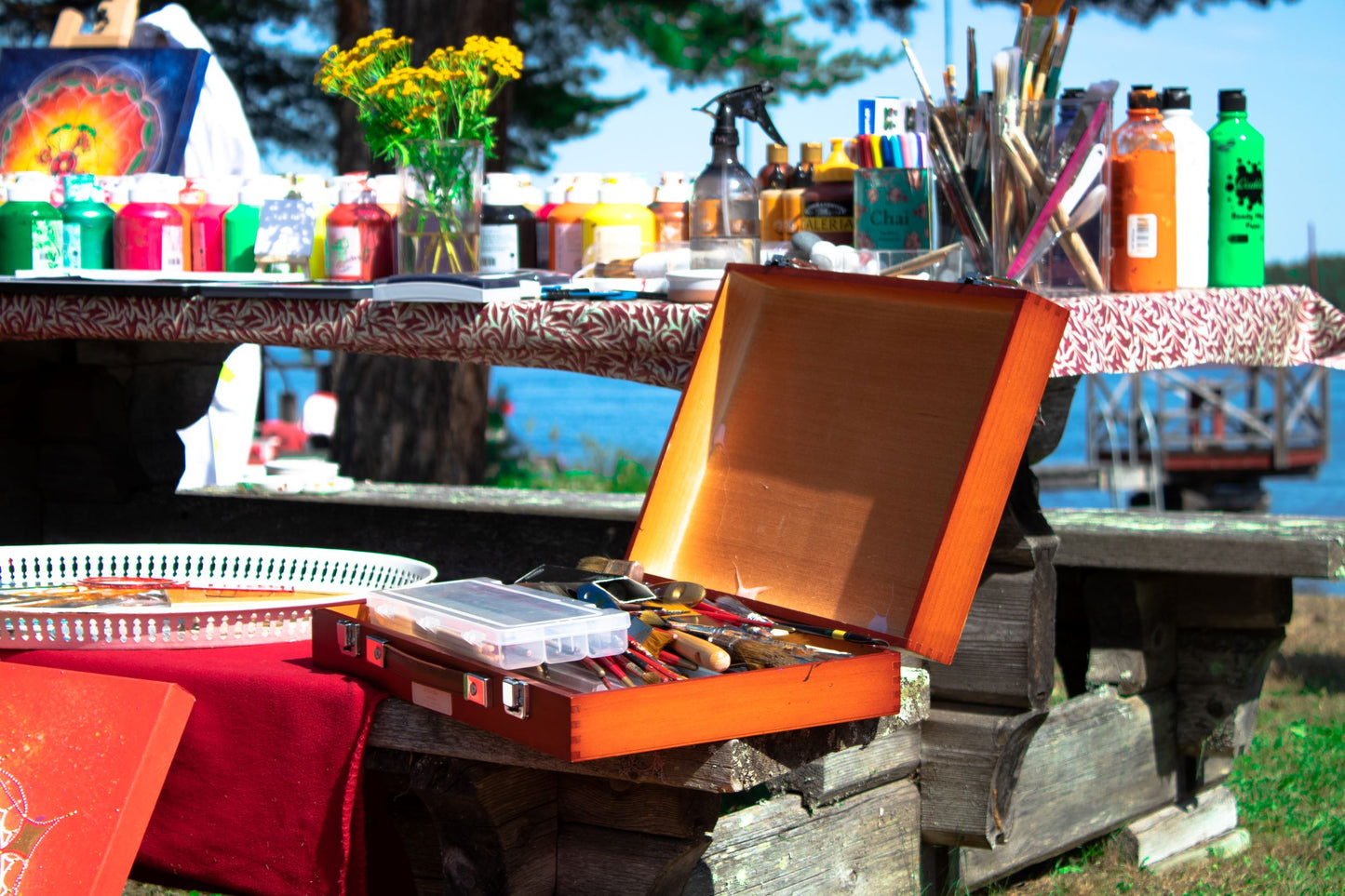 Vedic Art course 6 Days SEK 5900. New Studio at Björngårdsgatan 7.