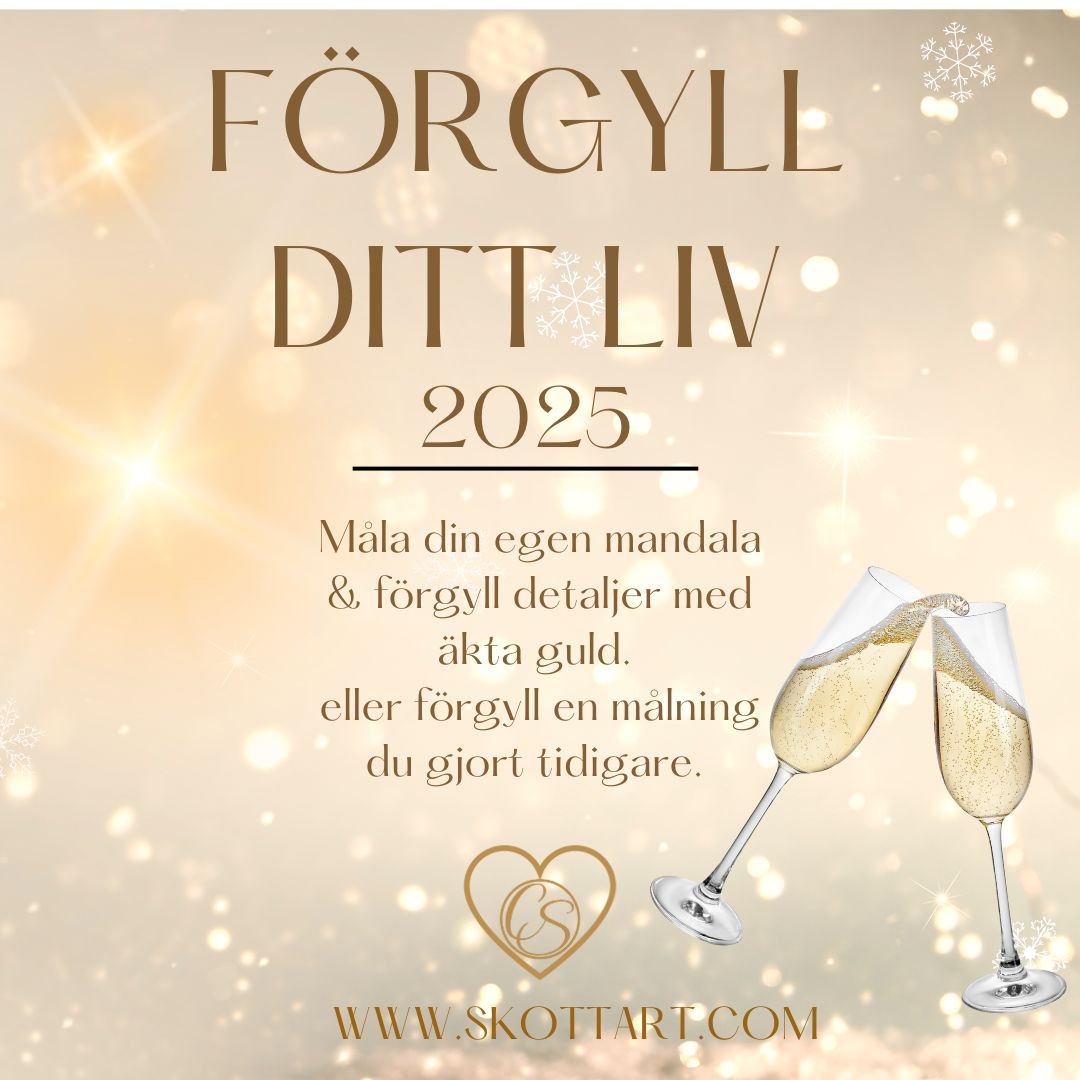 Förgyll ditt liv måla din egen mandala 1 dag Kl. 10.00-16.00 1600 Kr