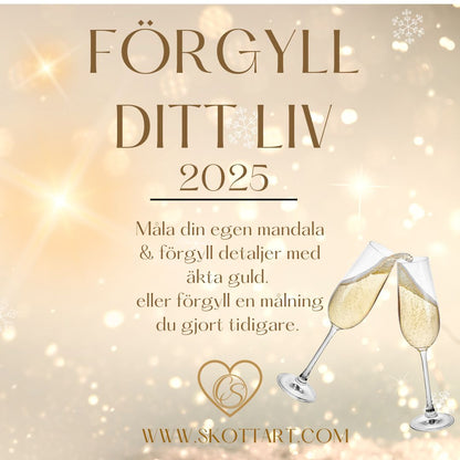 Förgyll ditt liv måla din egen mandala 1 dag Kl. 10.00-16.00 1600 Kr