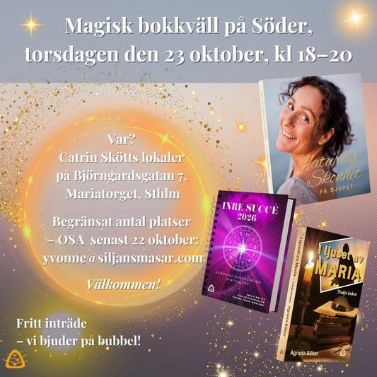 Magisk bokkväll på Söder 23/10, kl.18-20