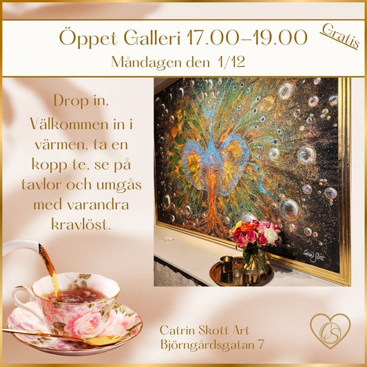 Öppet Galleri måndagen den 1/12 17.00-19.00