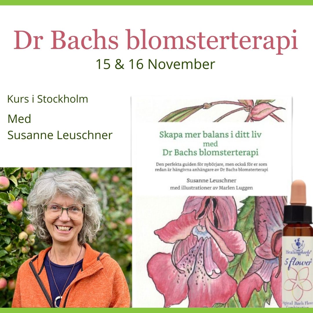 Intensivkurs i     Dr. Bachs blomsterterapi
