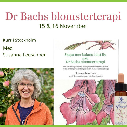 Intensivkurs i     Dr. Bachs blomsterterapi