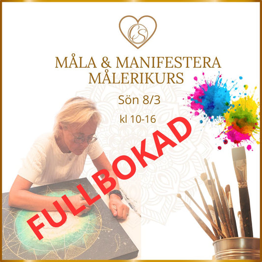 Måla & manifestera 8/3, kl.10-16