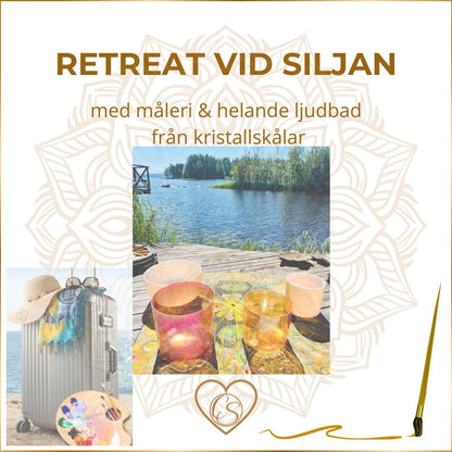 Retreat med måleri & soundhealing vid Siljan 27/7-31/7