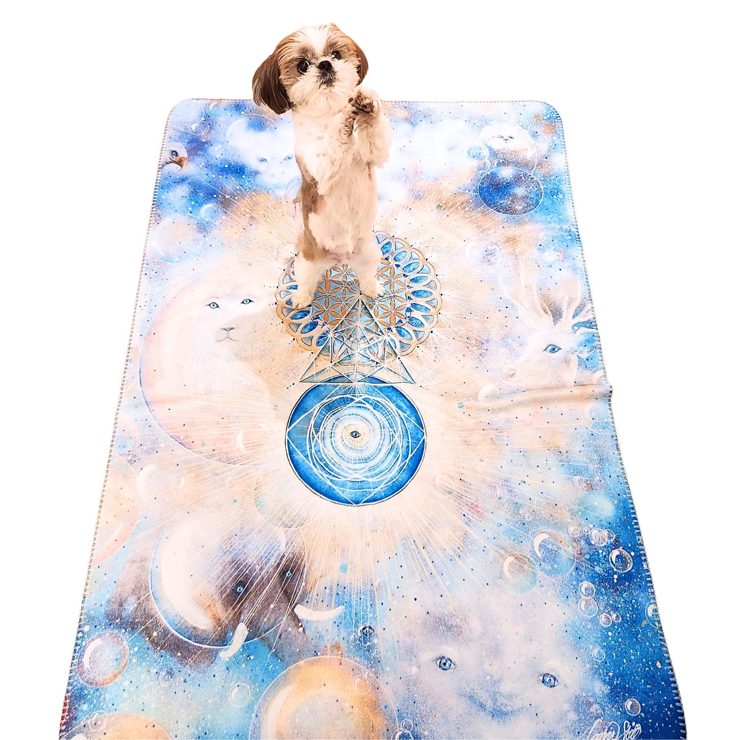 Pläd med motiv från tavlan "The Golden Return"