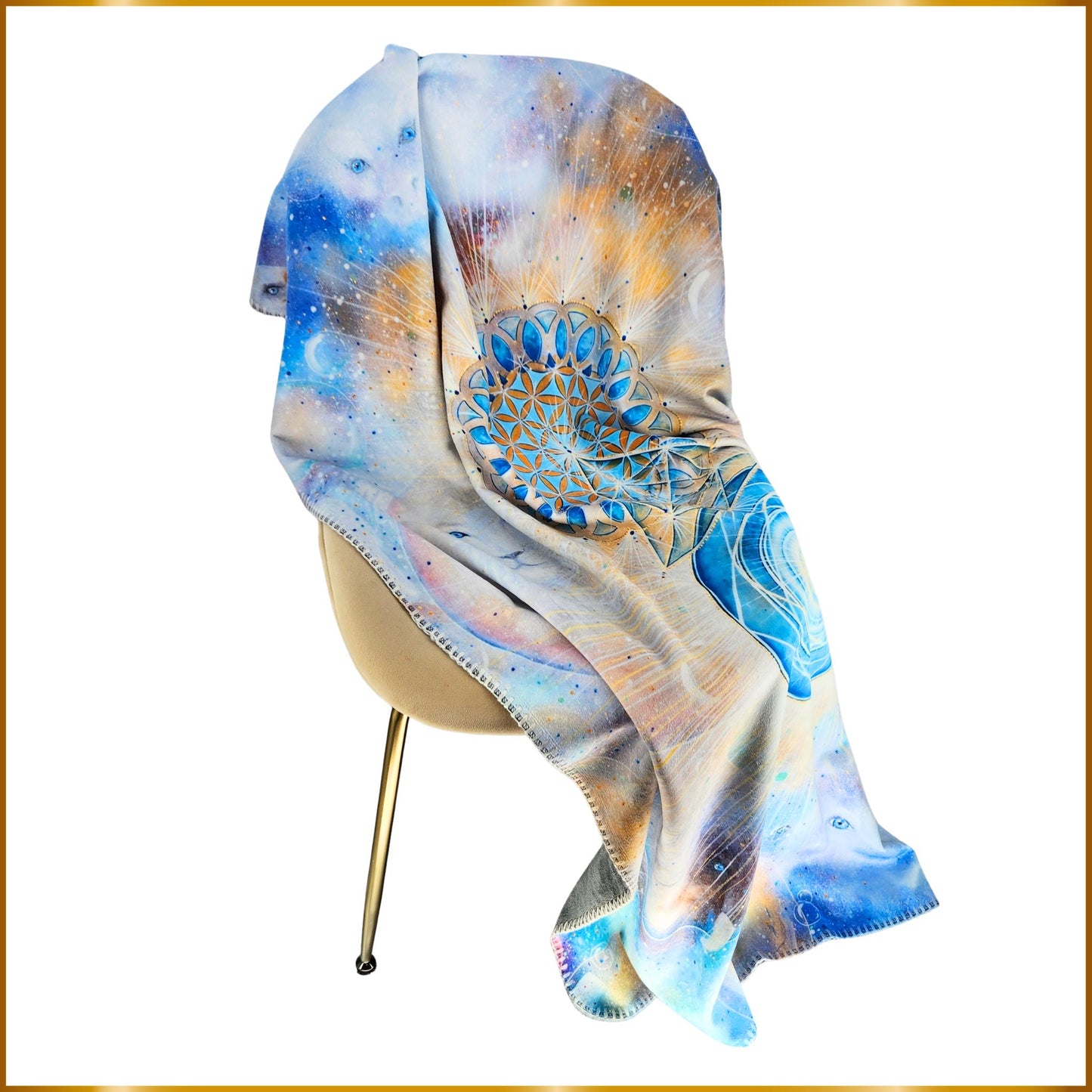 Pläd med motiv från tavlan "The Golden Return"