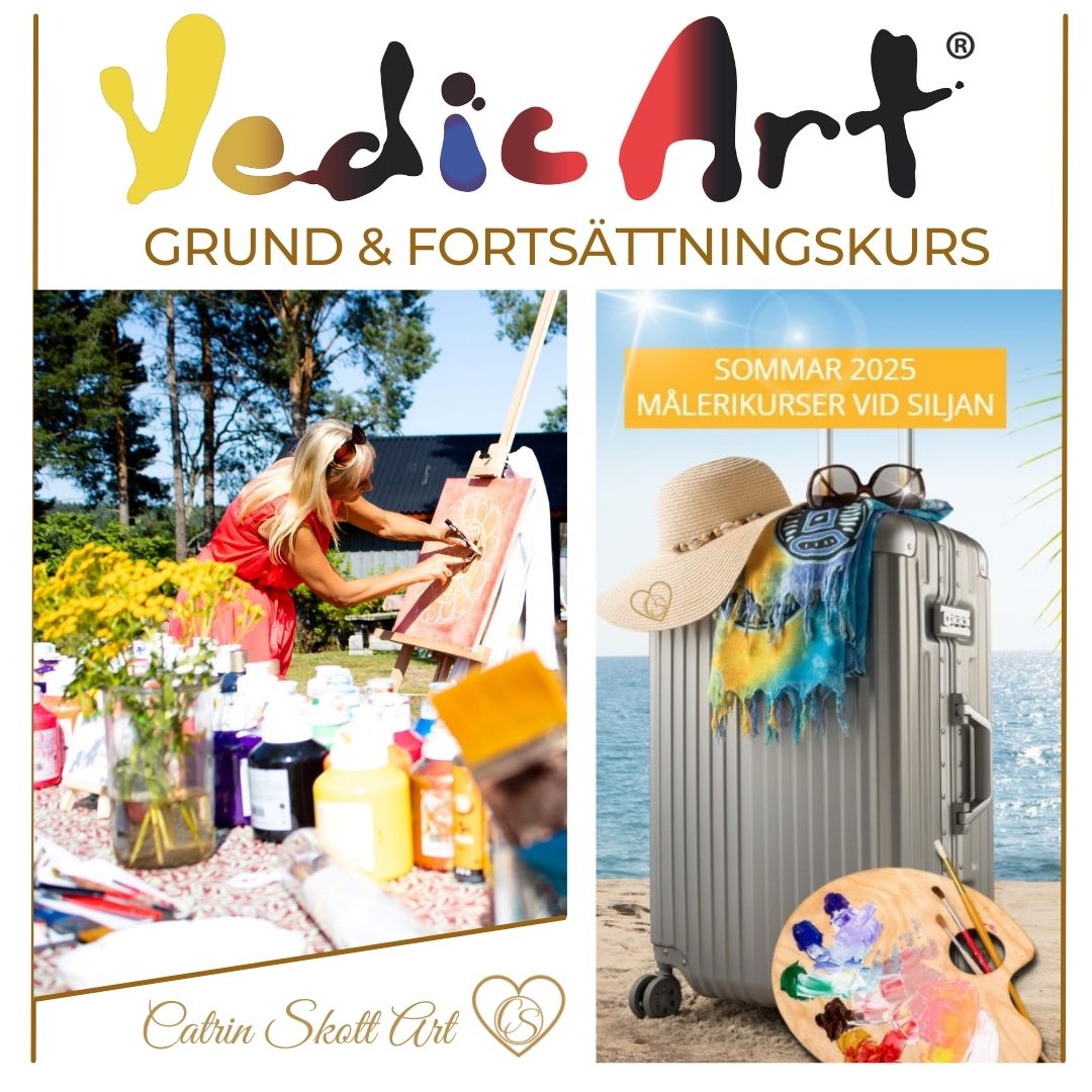 Vedic Art kurs sommar 2025  6 Dagar 5500 kr