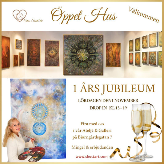 Öppet Hus, 1års jubileum 1/11  drop in, kl. 13-19