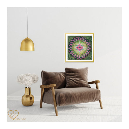 Portal of the higher Heart chakra - Fine Art print NYHET