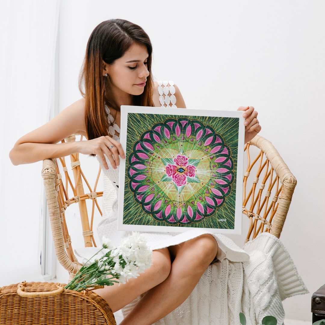 Portal of the higher heart chakra - Photo posters NEW