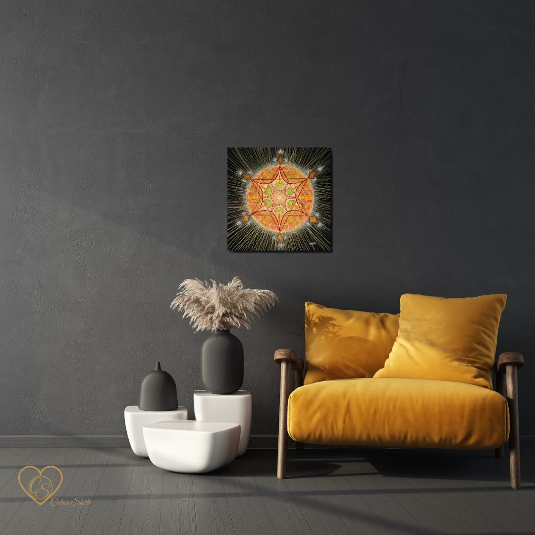 Earth star chakra - Fotoposter NYHET