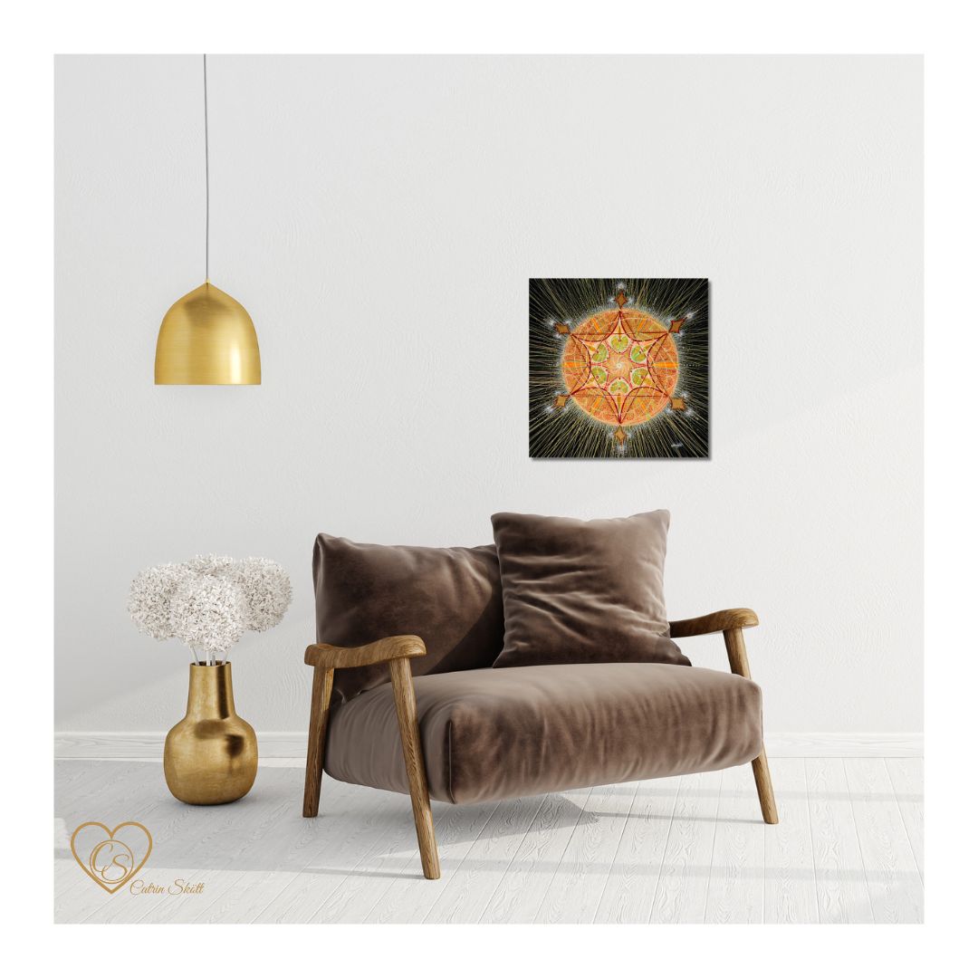 Earth star chakra - Fotoposter NYHET