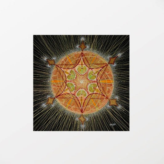 Earth star chakra - Fotoposter NYHET