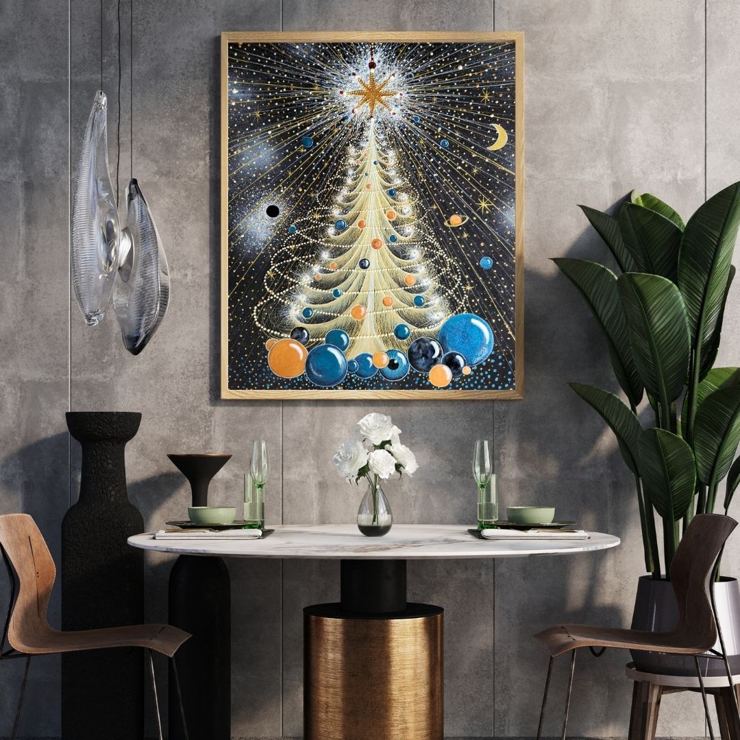 Christmas tree-Journey of the soul-Fine Art print NYHET