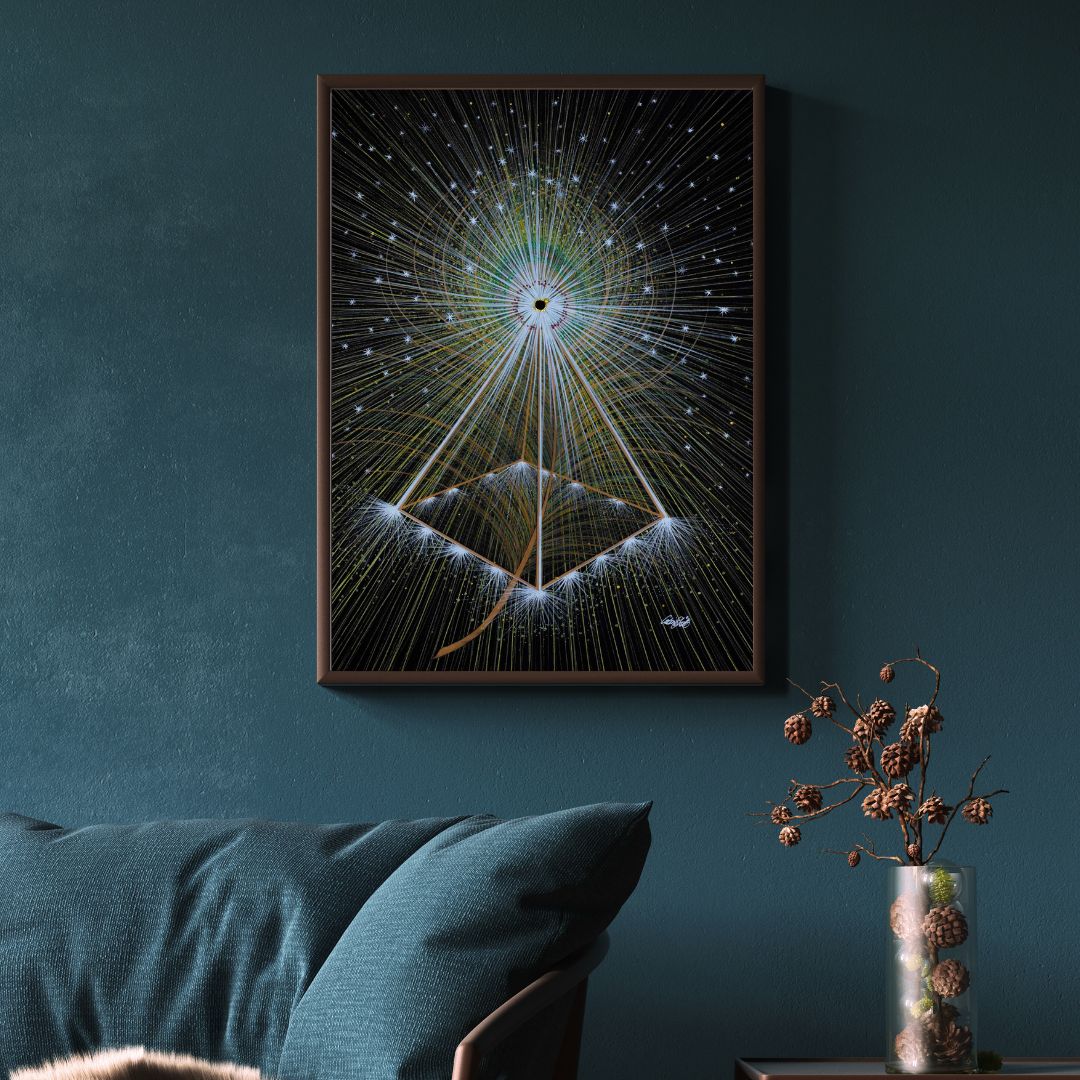 Healing in the light of stillness - Photo posters