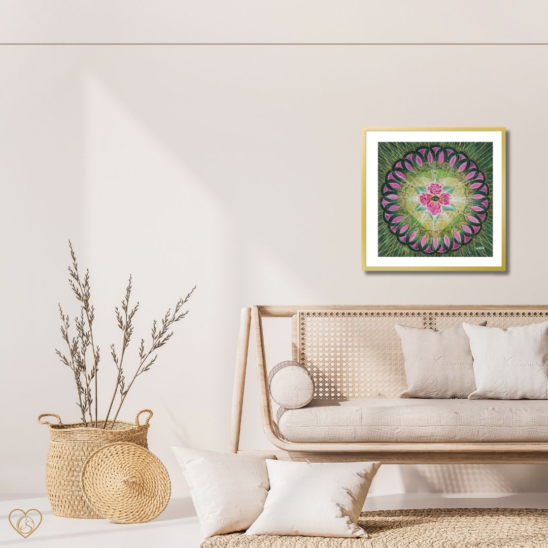 Portal of the higher heart chakra - Photo posters NEW