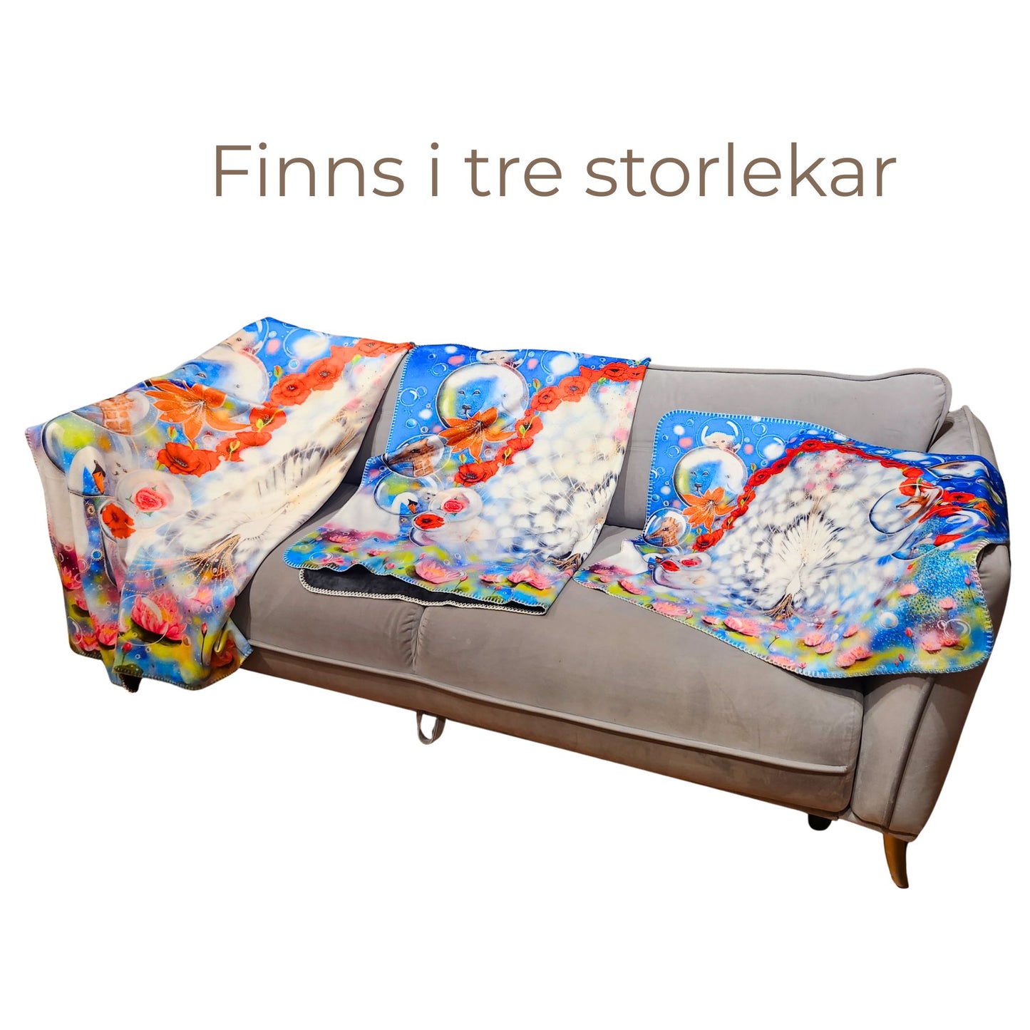 Pläd med motiv från tavlan The Remembering of Eden