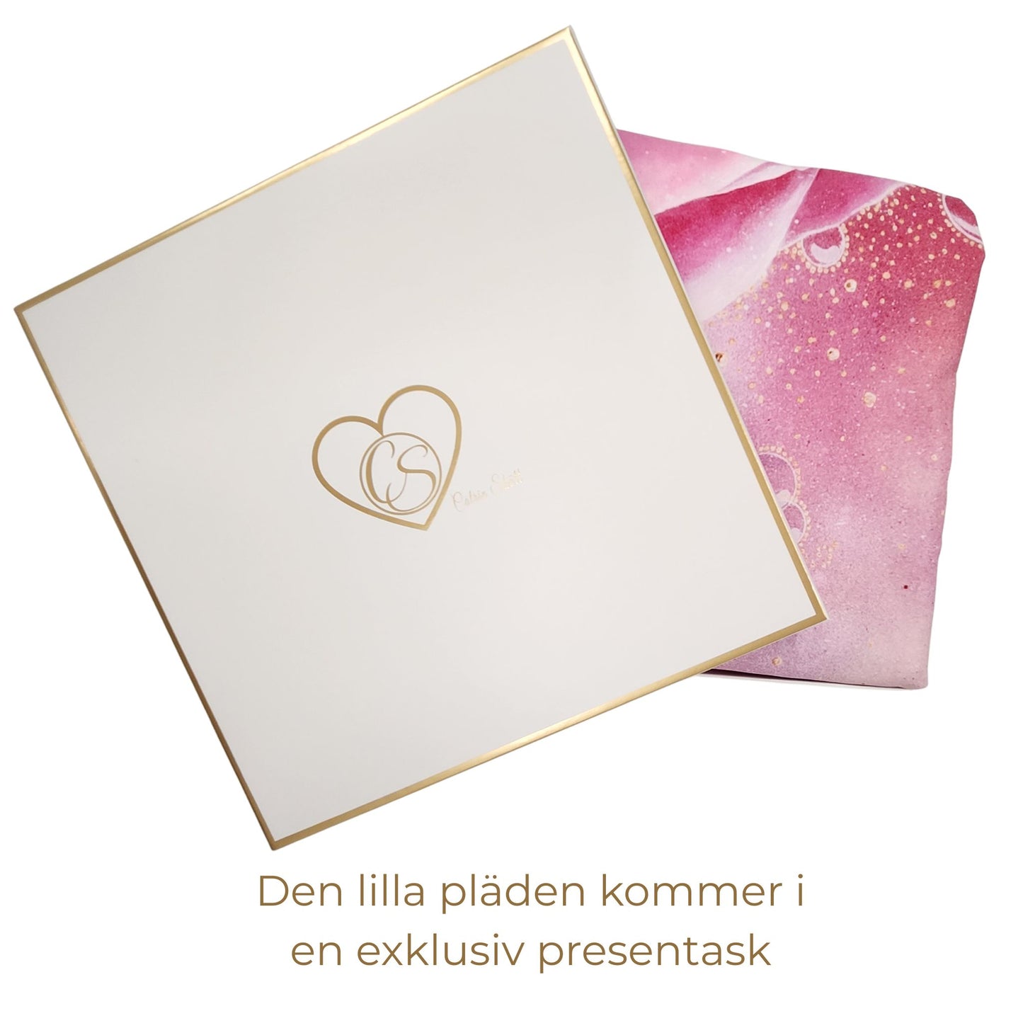 Pläd med motiv från tavlan The Rose