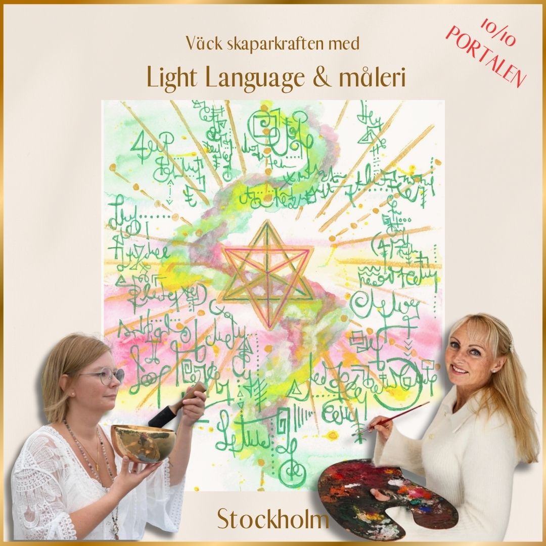 Måla din själsmålning med Light Language 10/10 & 11/10