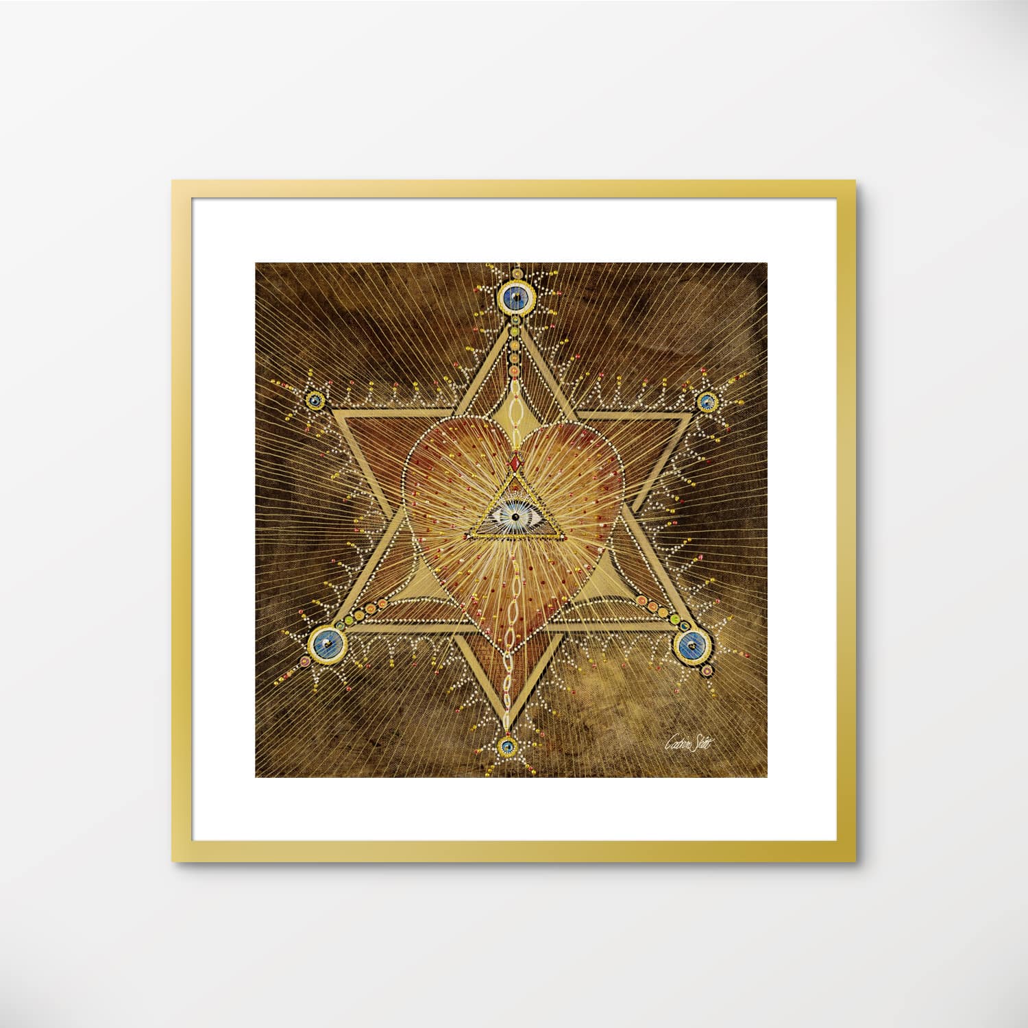 The Soul Matrix painting :: Catrin Skött – Catrin Skott Art