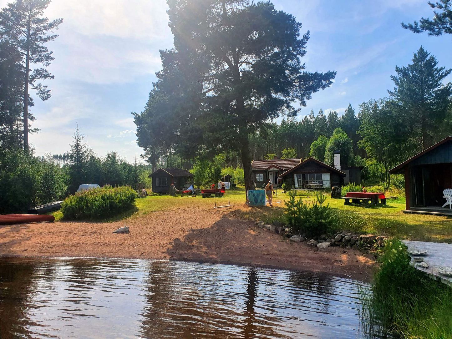 Välkommen till en unik upplevelse för själen – måla i stillhet vid Siljan 5 dagar: kurs 6500 kr. 3-7/8