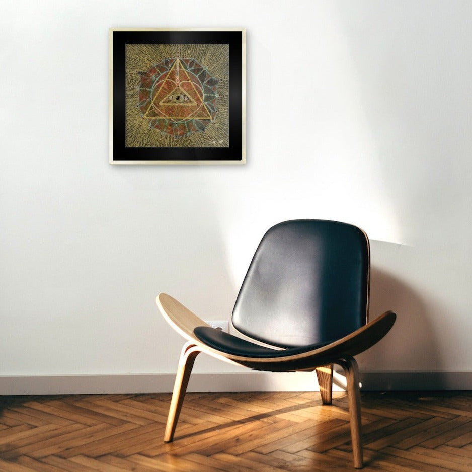 Pyramid inside - Fine Art print