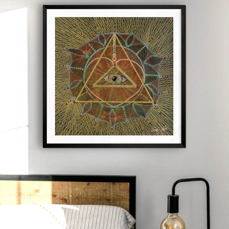 Pyramid inside - Fine Art print